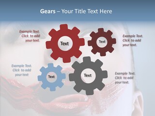 Female Fashion Stunning Happy PowerPoint Template