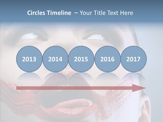 Female Fashion Stunning Happy PowerPoint Template