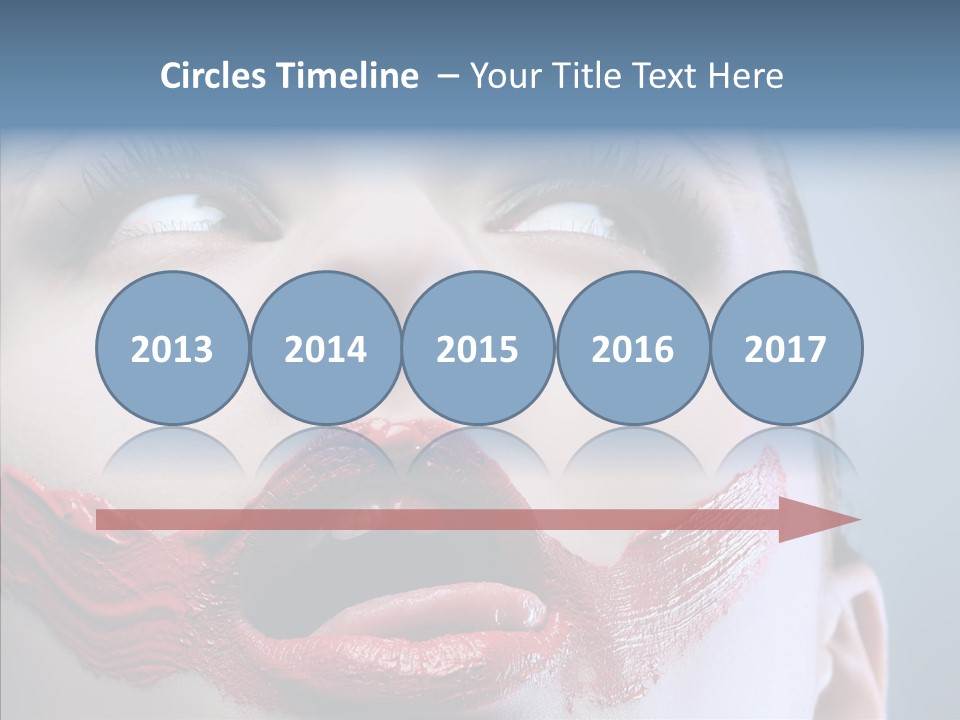 Female Fashion Stunning Happy PowerPoint Template