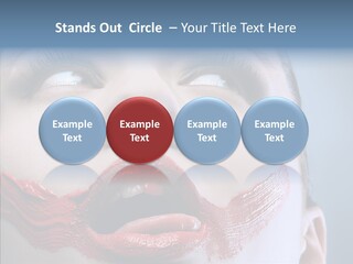 Female Fashion Stunning Happy PowerPoint Template