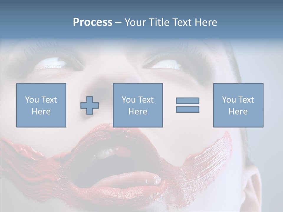 Female Fashion Stunning Happy PowerPoint Template