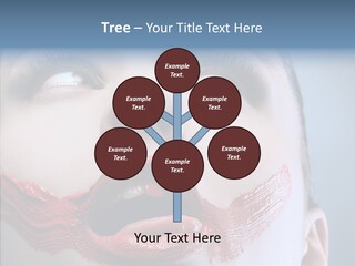 Female Fashion Stunning Happy PowerPoint Template