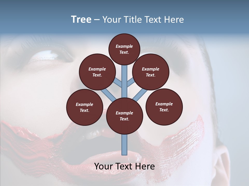 Female Fashion Stunning Happy PowerPoint Template