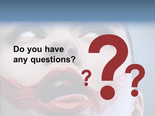 Female Fashion Stunning Happy PowerPoint Template