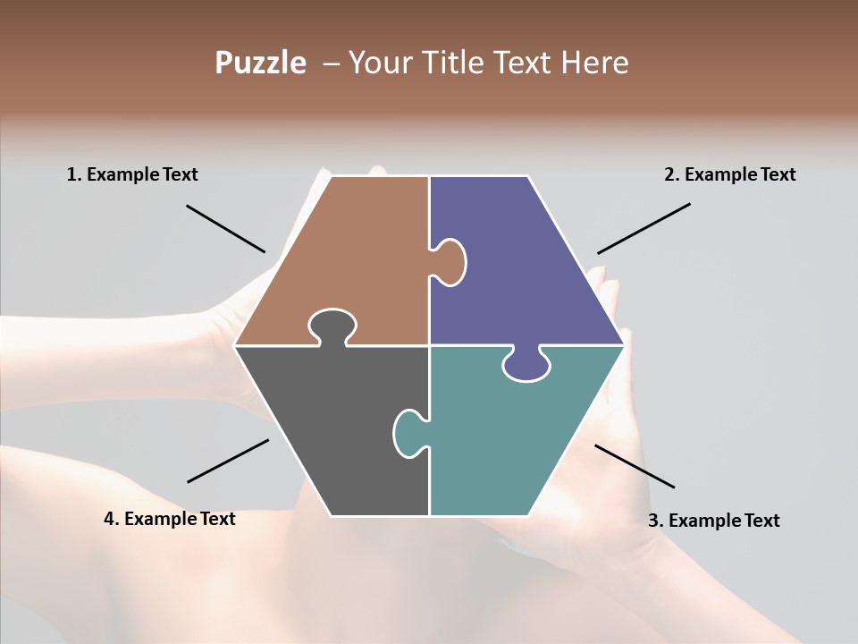 A Beauty Female With Red Lips Is Screaming PowerPoint Template