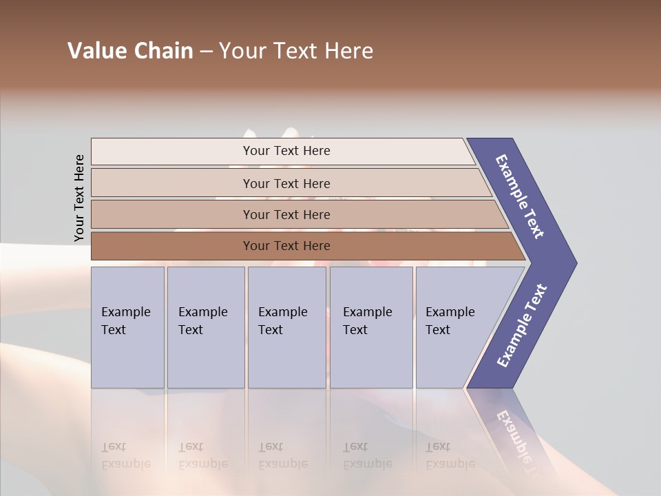 A Beauty Female With Red Lips Is Screaming PowerPoint Template