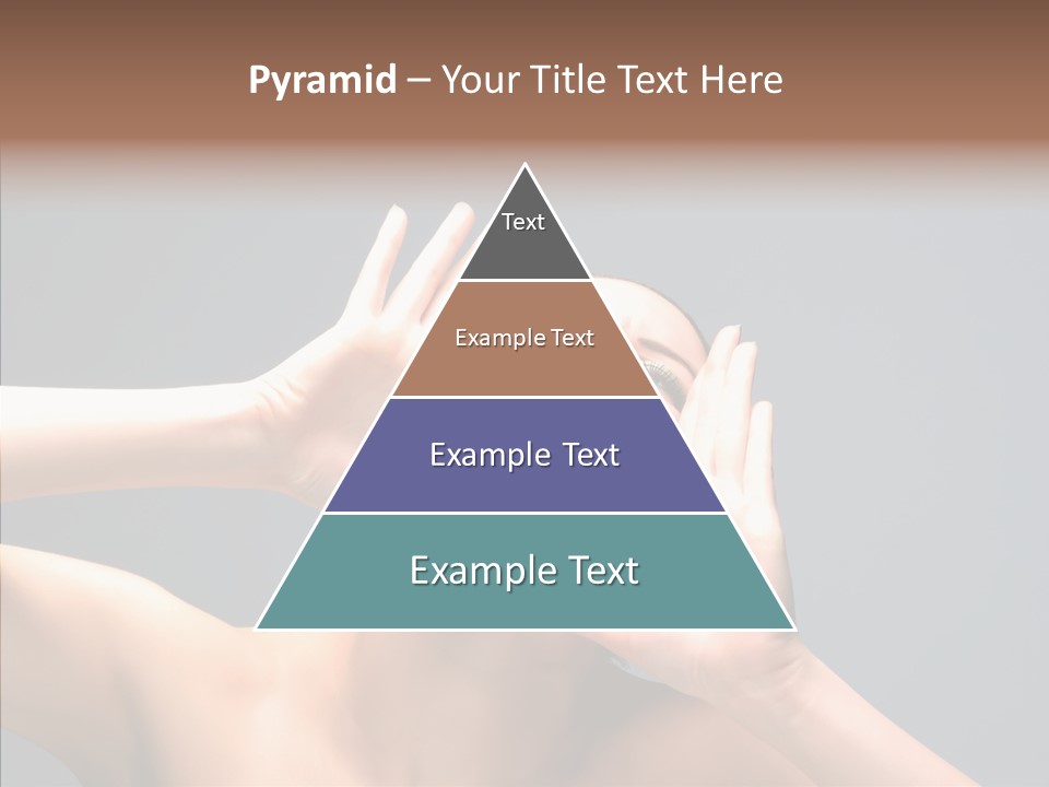 A Beauty Female With Red Lips Is Screaming PowerPoint Template