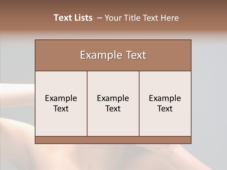 A Beauty Female With Red Lips Is Screaming PowerPoint Template