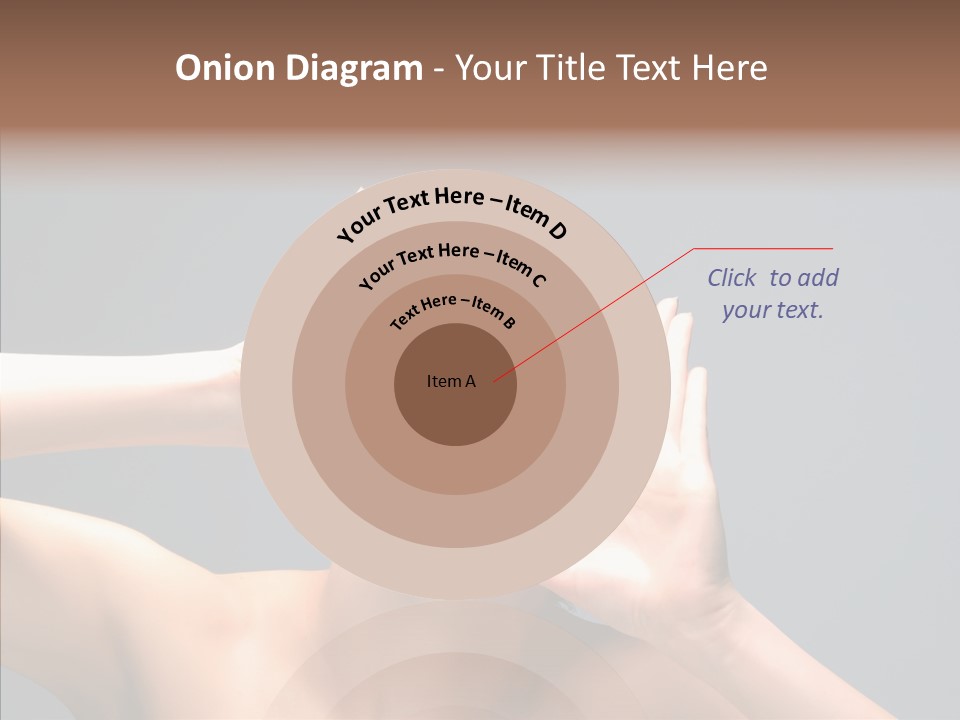 A Beauty Female With Red Lips Is Screaming PowerPoint Template