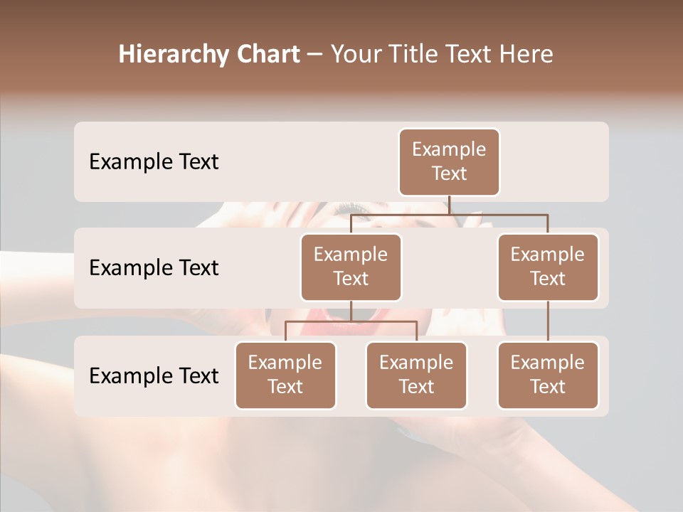 A Beauty Female With Red Lips Is Screaming PowerPoint Template