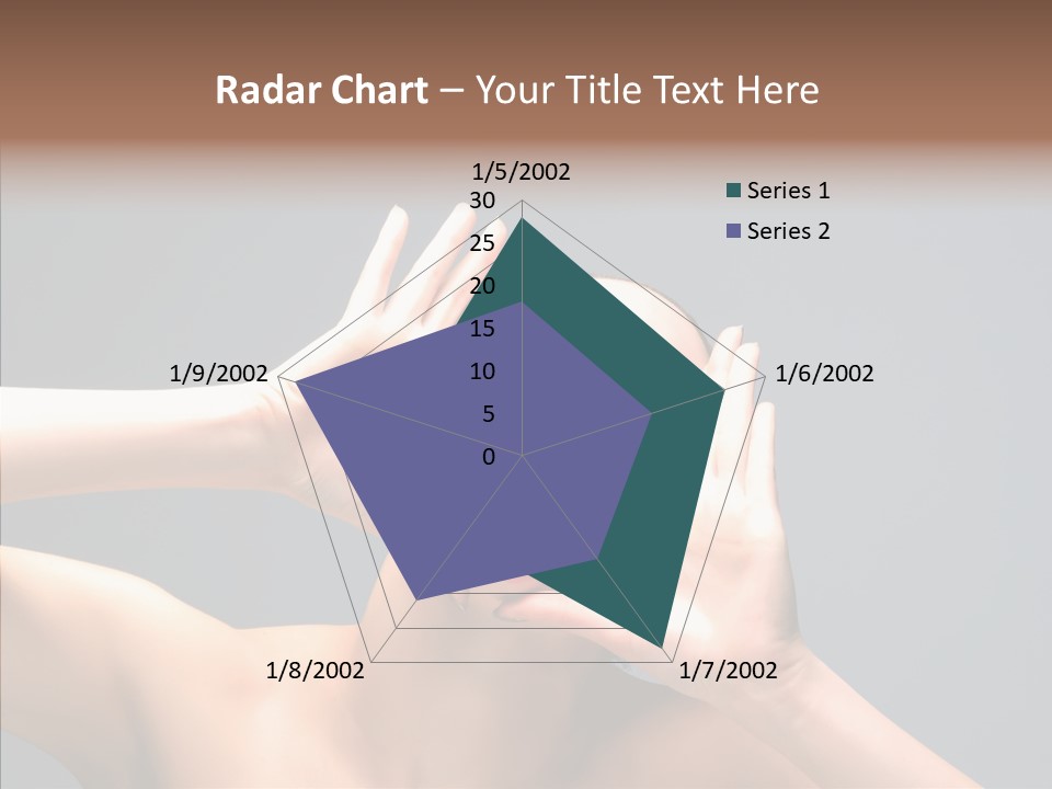 A Beauty Female With Red Lips Is Screaming PowerPoint Template
