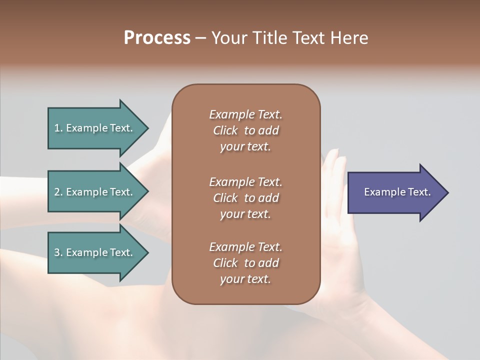 A Beauty Female With Red Lips Is Screaming PowerPoint Template