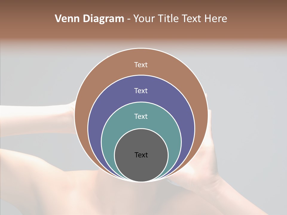 A Beauty Female With Red Lips Is Screaming PowerPoint Template