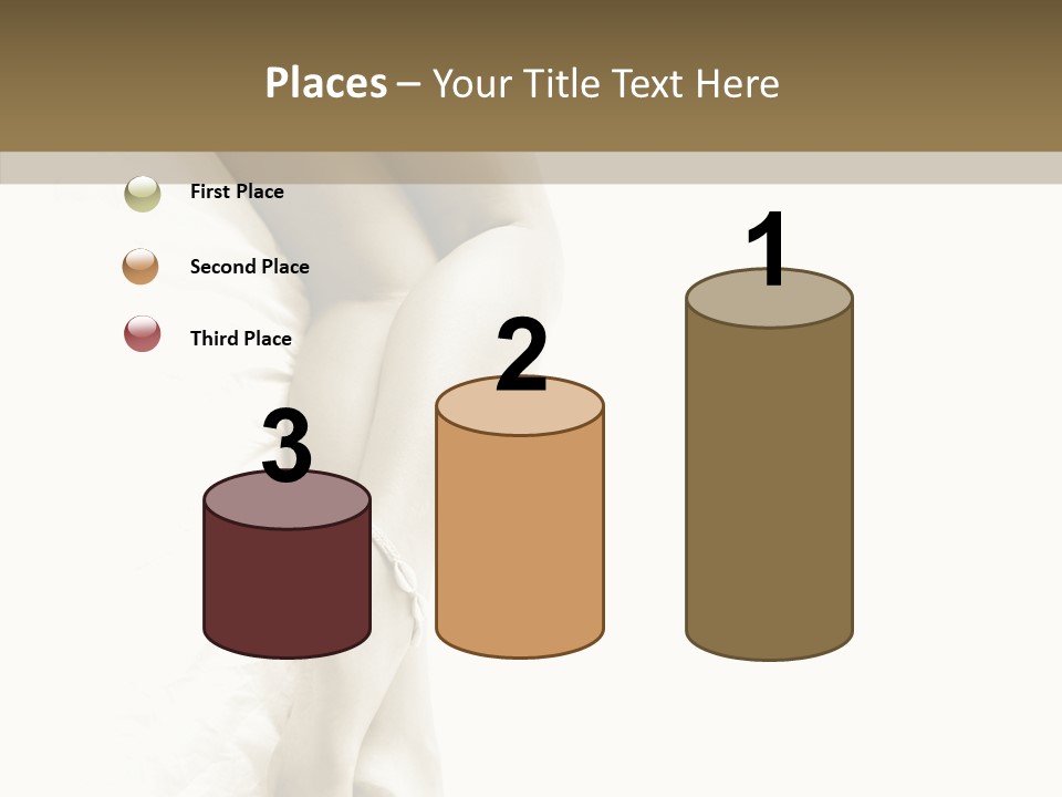 Old Woman Bare Foot PowerPoint Template