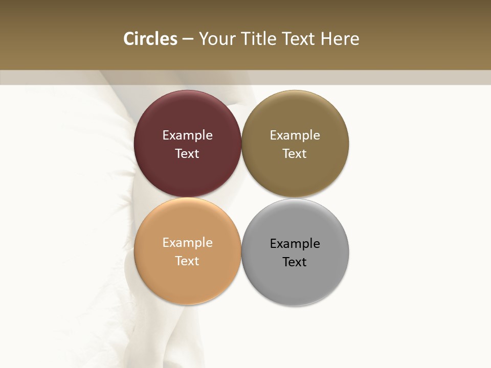 Old Woman Bare Foot PowerPoint Template