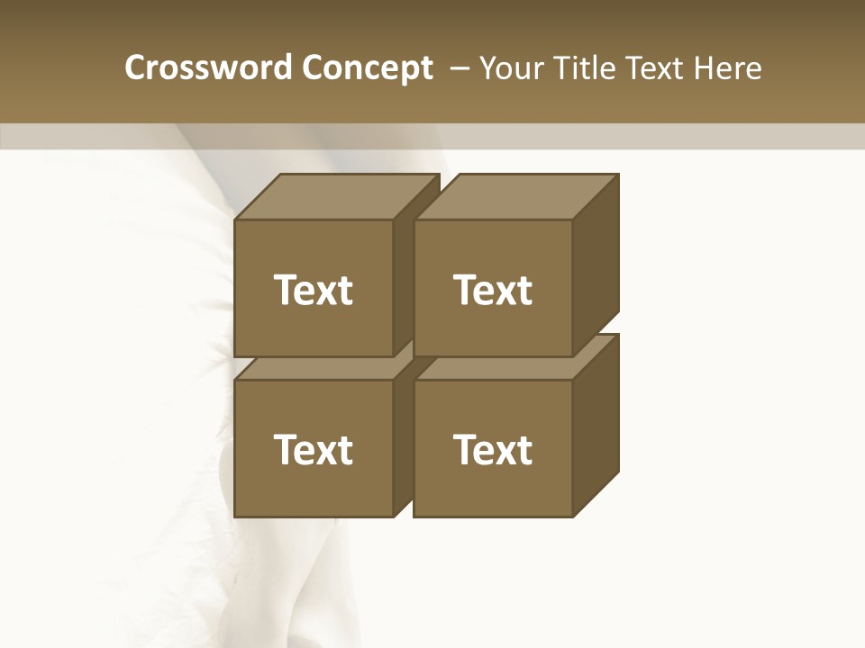 Old Woman Bare Foot PowerPoint Template