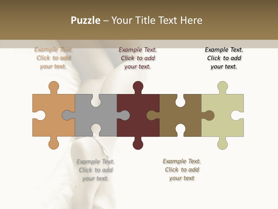 Old Woman Bare Foot PowerPoint Template