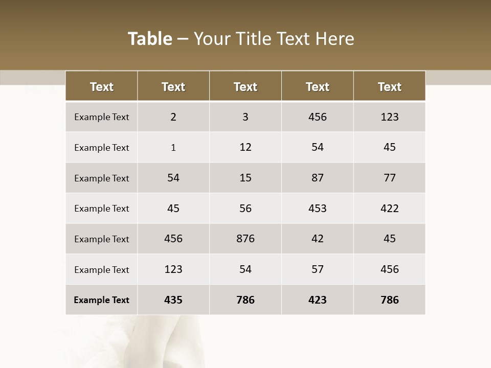 Old Woman Bare Foot PowerPoint Template