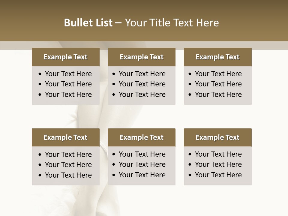 Old Woman Bare Foot PowerPoint Template