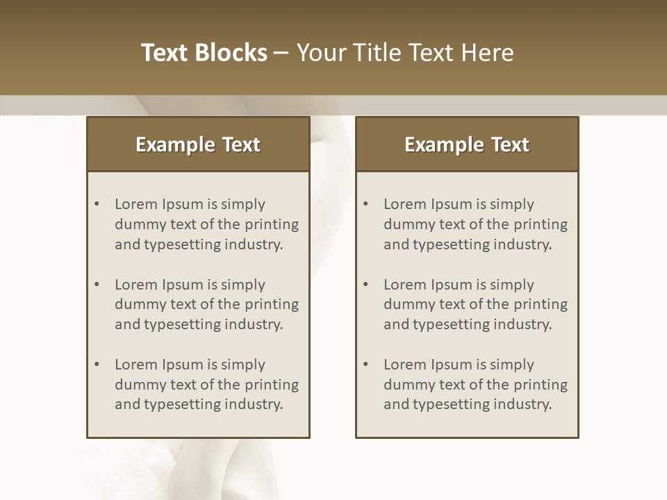 Old Woman Bare Foot PowerPoint Template