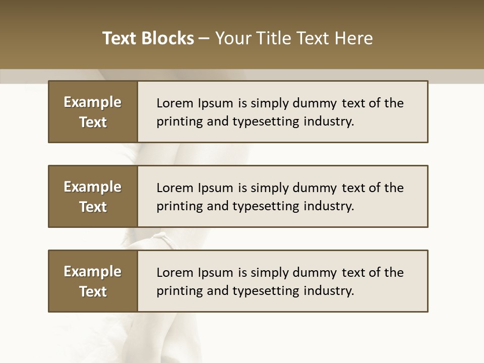 Old Woman Bare Foot PowerPoint Template