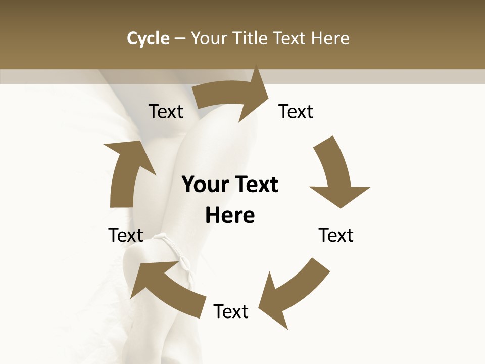 Old Woman Bare Foot PowerPoint Template