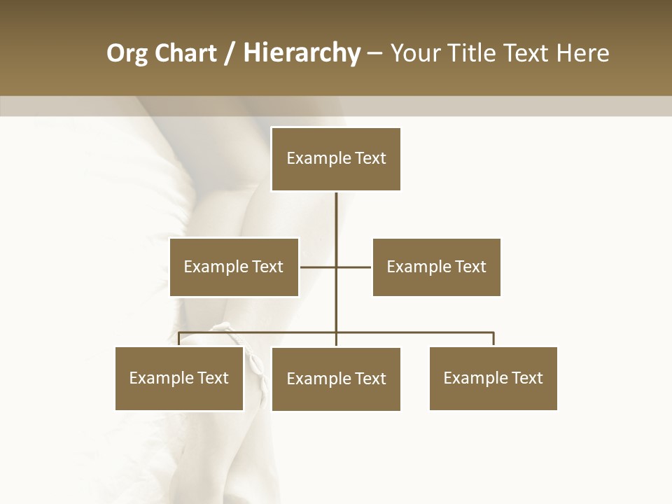 Old Woman Bare Foot PowerPoint Template