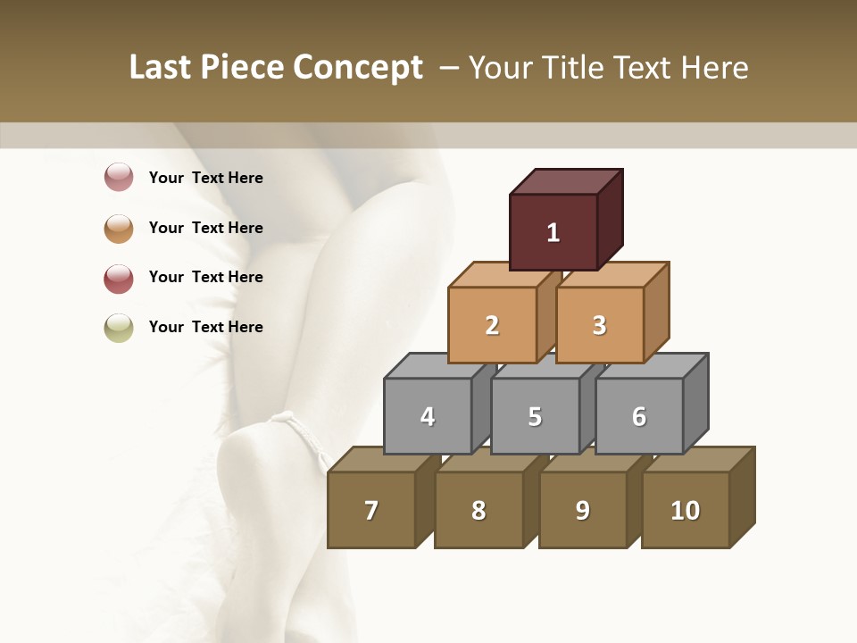 Old Woman Bare Foot PowerPoint Template