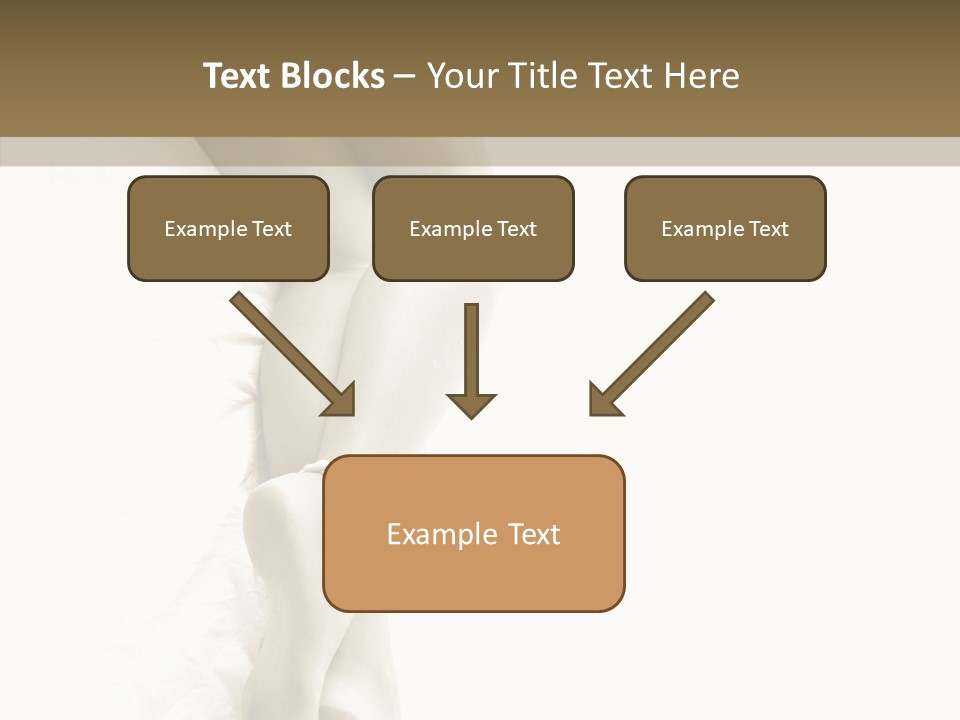 Old Woman Bare Foot PowerPoint Template