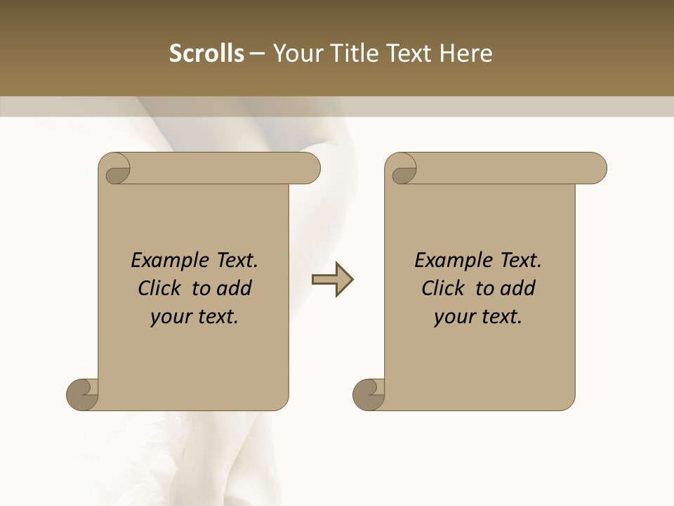 Old Woman Bare Foot PowerPoint Template