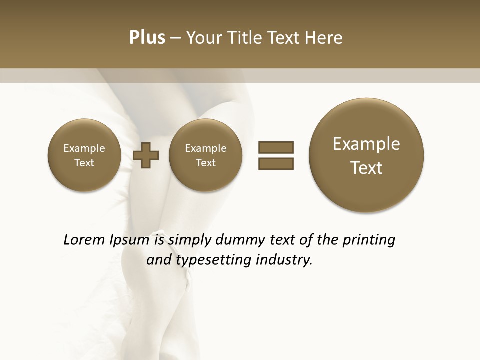 Old Woman Bare Foot PowerPoint Template
