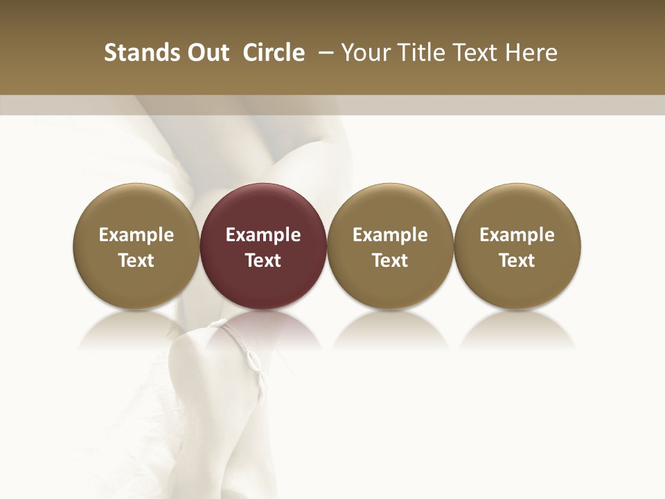 Old Woman Bare Foot PowerPoint Template