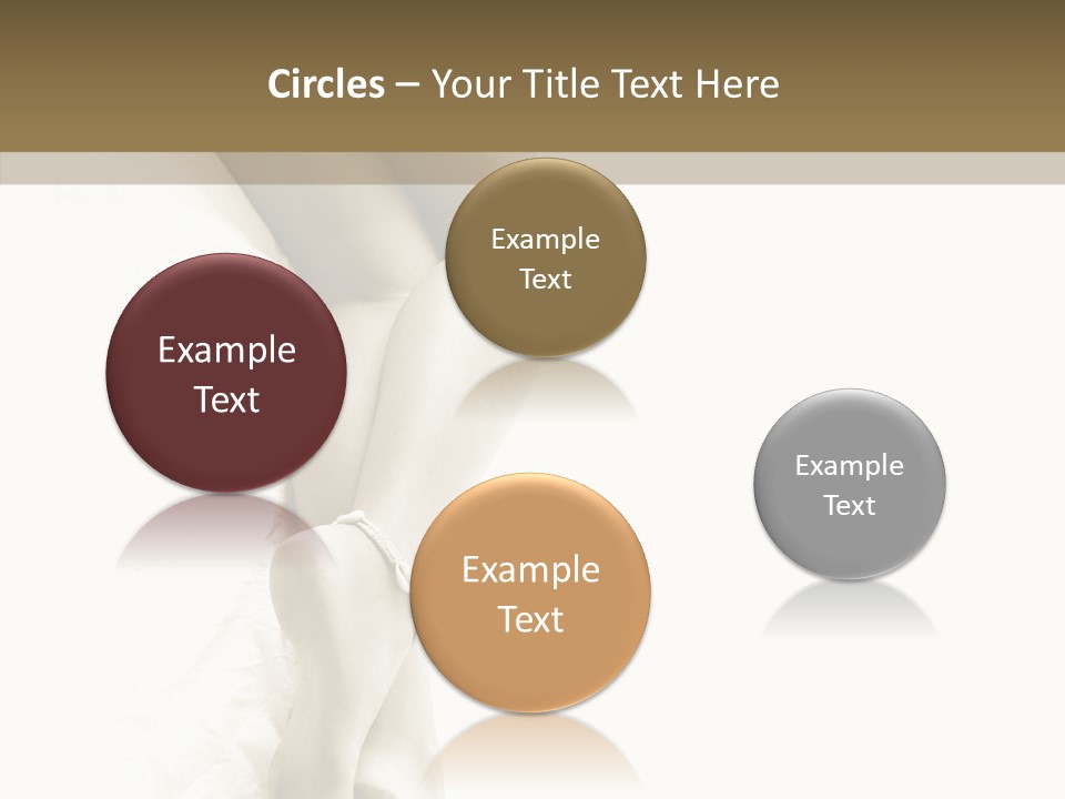 Old Woman Bare Foot PowerPoint Template