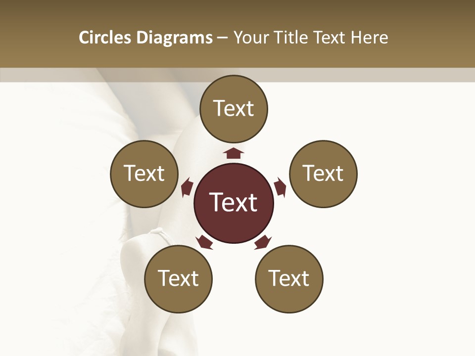 Old Woman Bare Foot PowerPoint Template