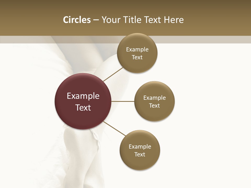 Old Woman Bare Foot PowerPoint Template