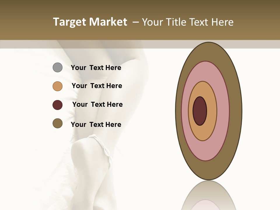 Old Woman Bare Foot PowerPoint Template