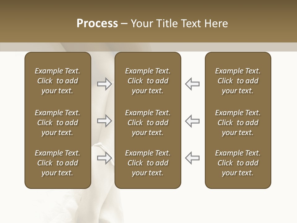 Old Woman Bare Foot PowerPoint Template