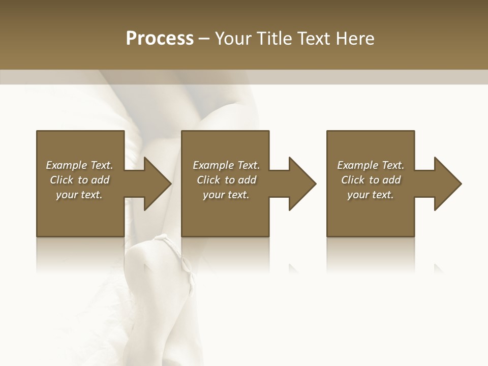 Old Woman Bare Foot PowerPoint Template