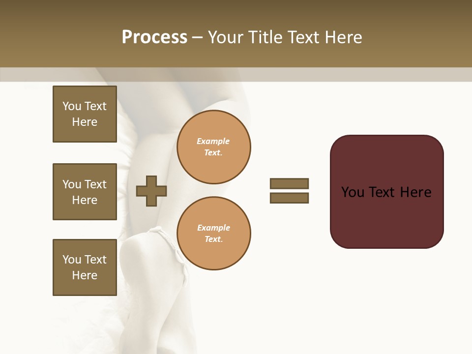 Old Woman Bare Foot PowerPoint Template