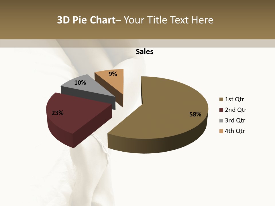 Old Woman Bare Foot PowerPoint Template