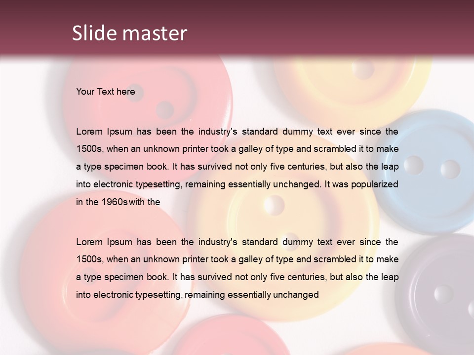 Old Variation Closeup PowerPoint Template