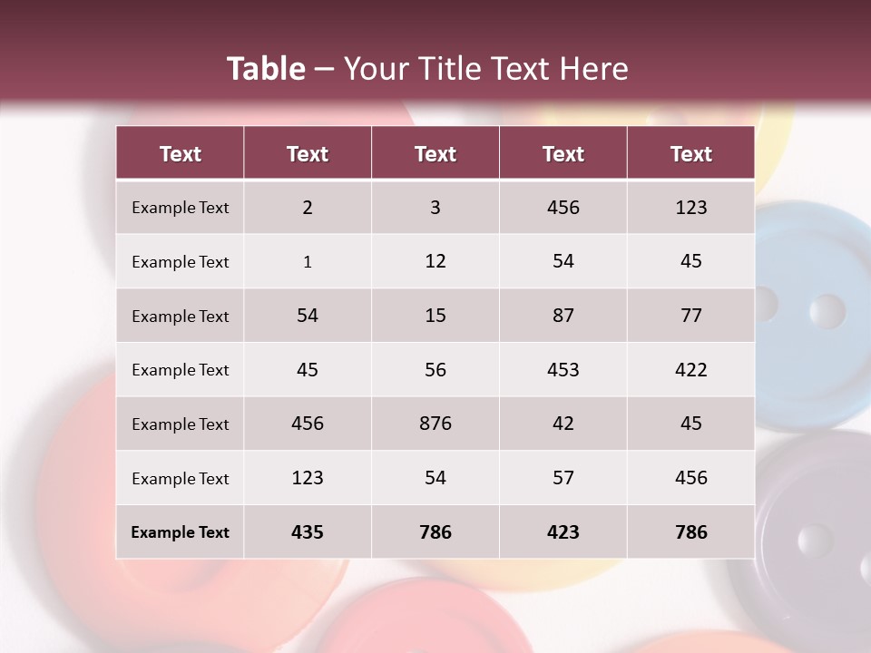 Old Variation Closeup PowerPoint Template