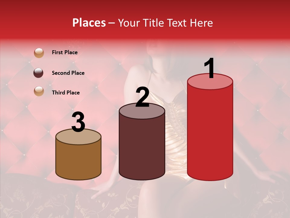 Glamour Beautiful Satisfied PowerPoint Template