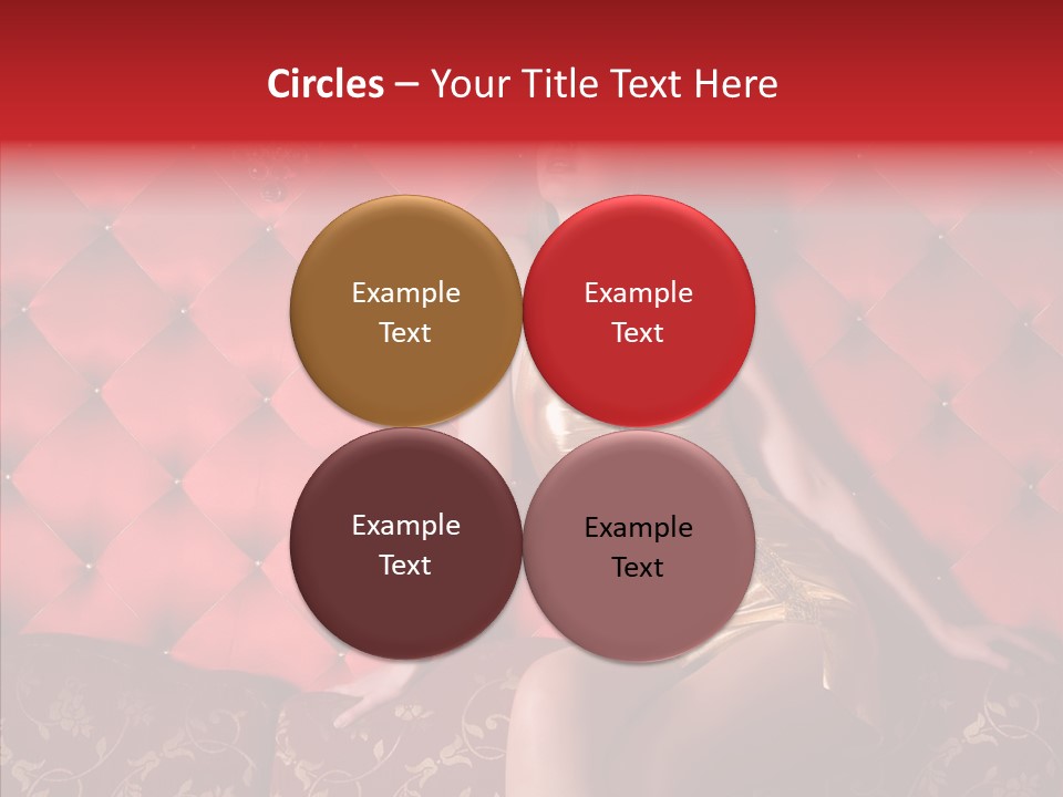 Glamour Beautiful Satisfied PowerPoint Template