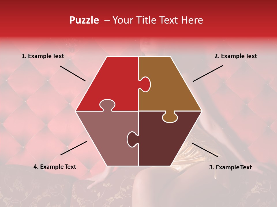 Glamour Beautiful Satisfied PowerPoint Template