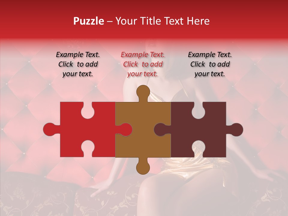 Glamour Beautiful Satisfied PowerPoint Template