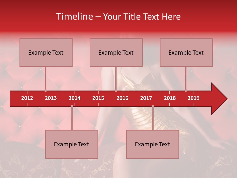 Glamour Beautiful Satisfied PowerPoint Template