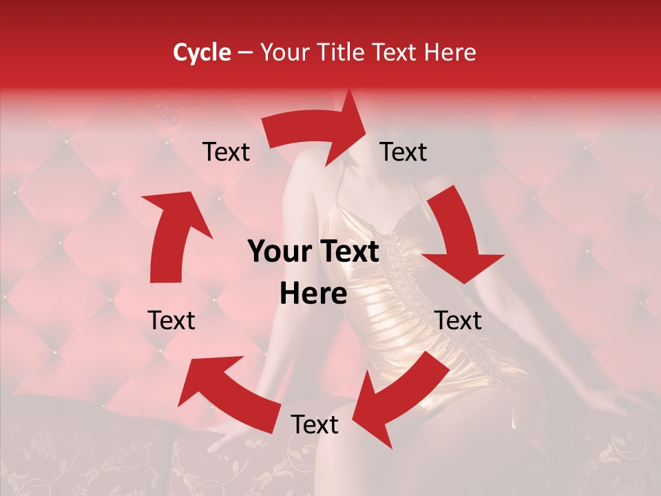 Glamour Beautiful Satisfied PowerPoint Template