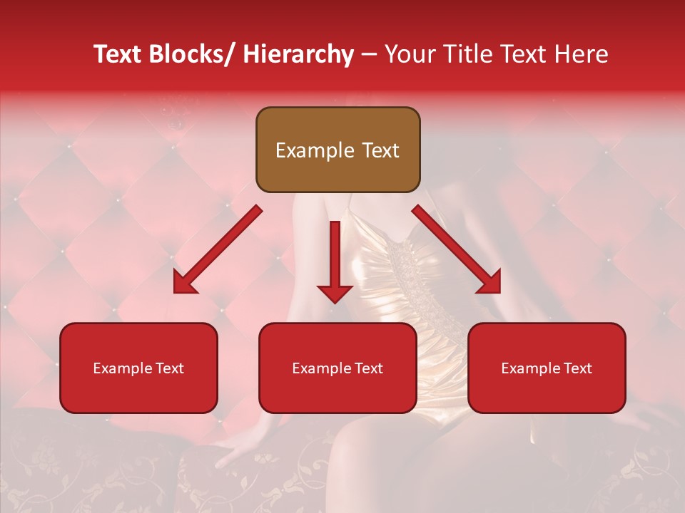 Glamour Beautiful Satisfied PowerPoint Template