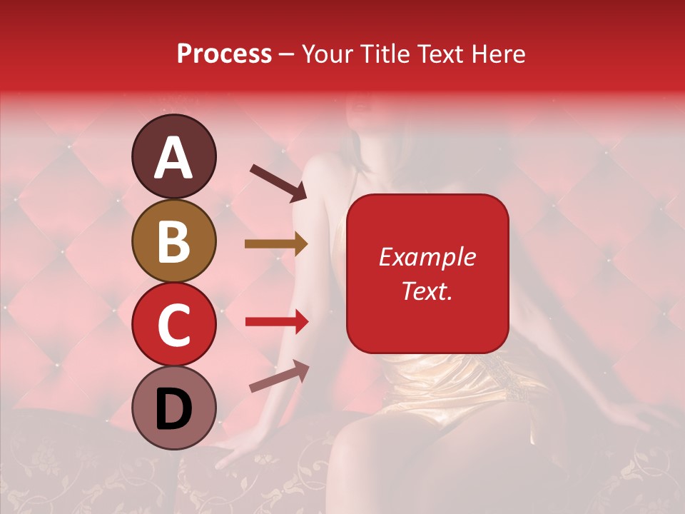 Glamour Beautiful Satisfied PowerPoint Template